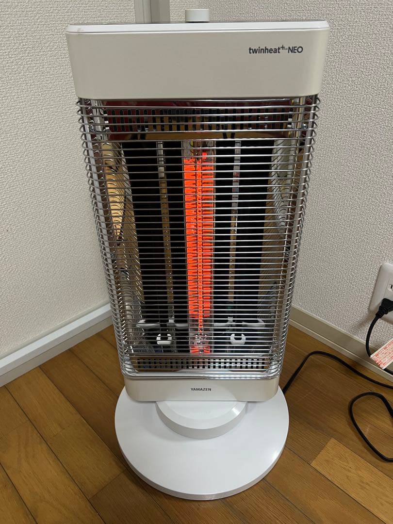 YAMAZEN 電気ストーブ 22年 ツインヒートプラスネオ DBC-VK122