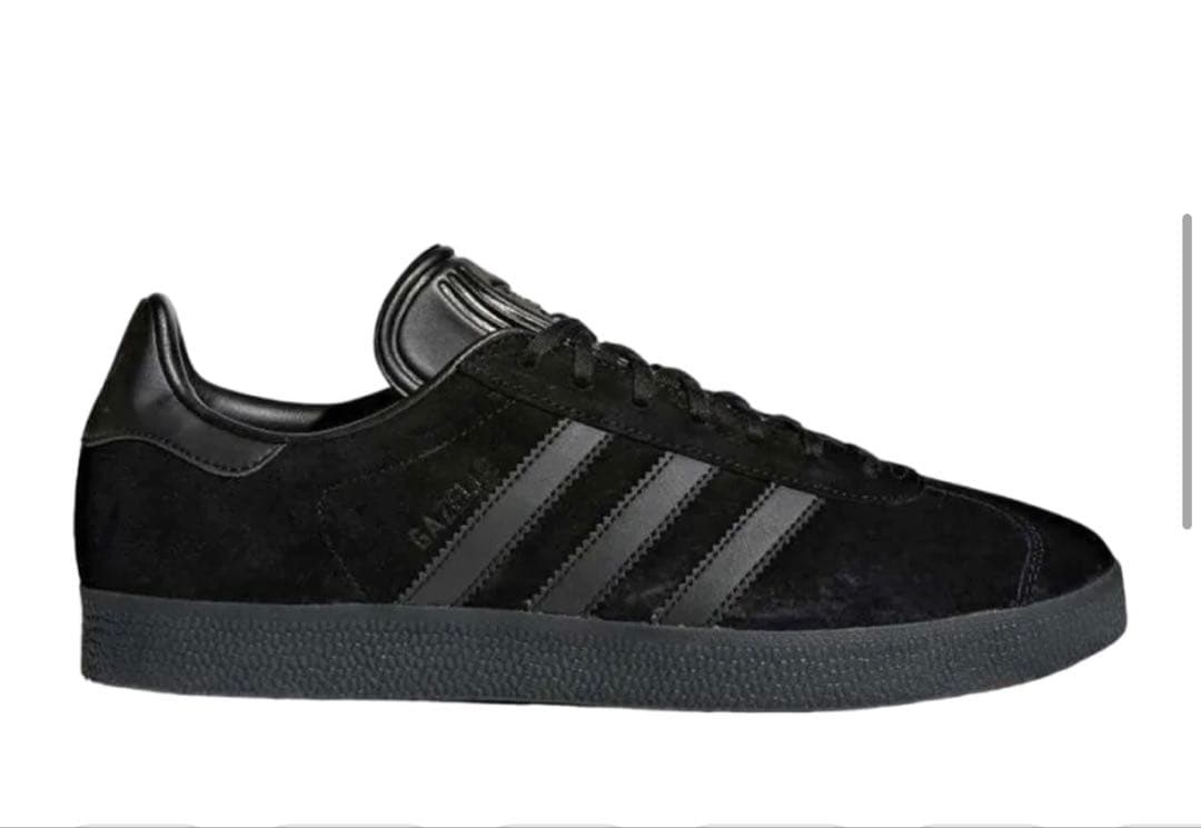 靴 adidas Gazelle \"Triple Black\"
