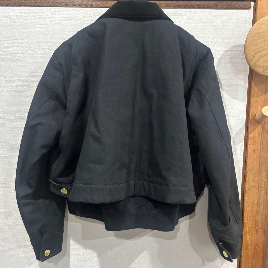 本物sacai Carhartt ジャケット ブラック