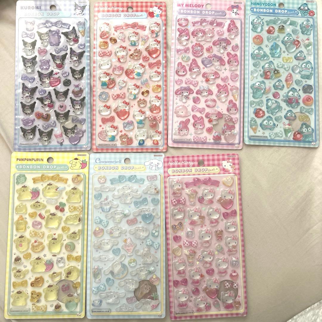 国内正規品 ボンボンドロップシール サンリオ 第2弾