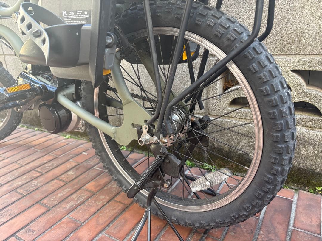 Panasonic EZ 電動自転車 Thuleチャイルドシート付き