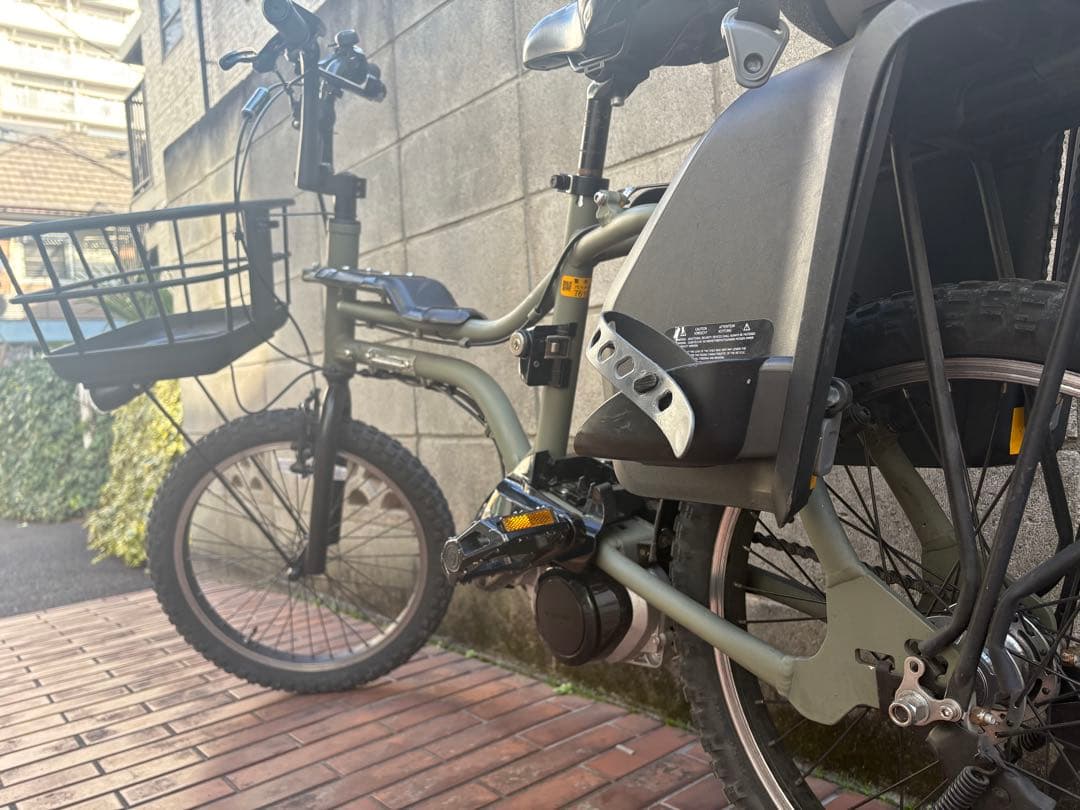 Panasonic EZ 電動自転車 Thuleチャイルドシート付き
