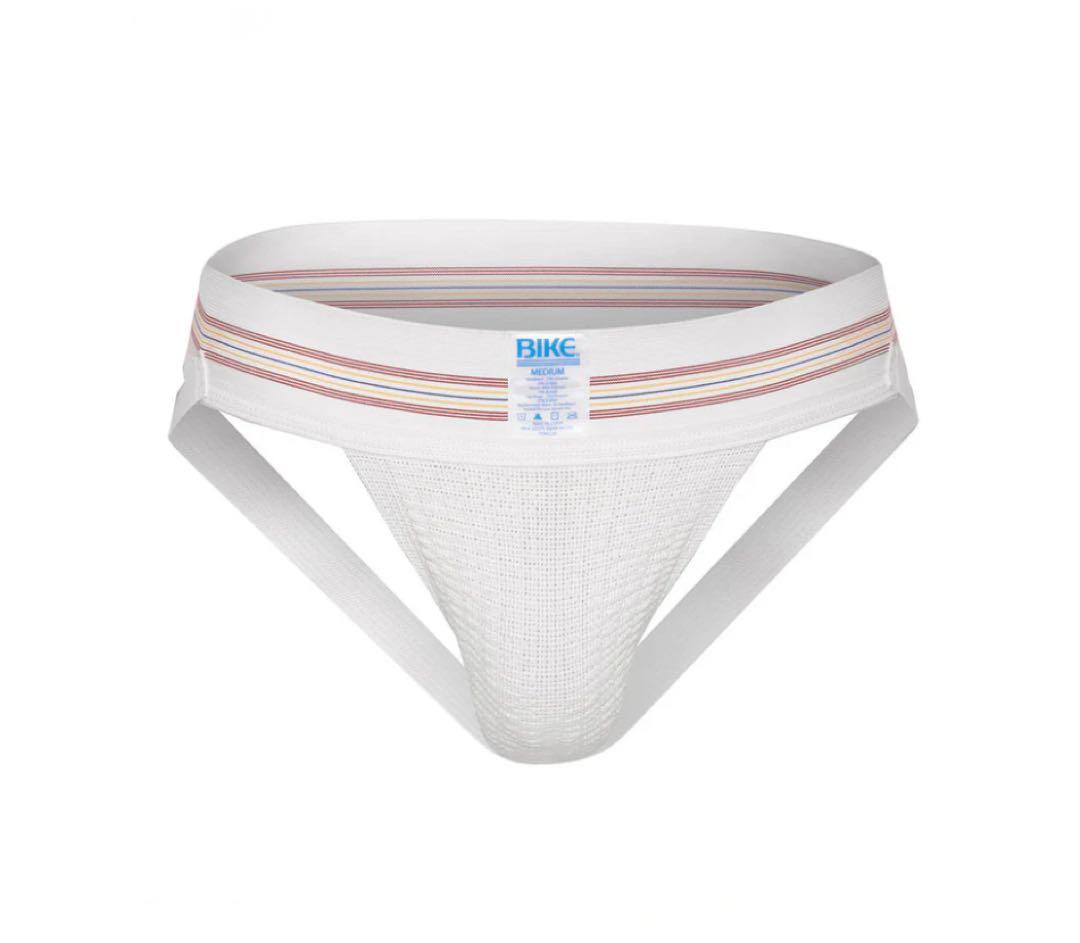 BIKEジョックストラップ(ケツ割れ)Mサイズ2枚組