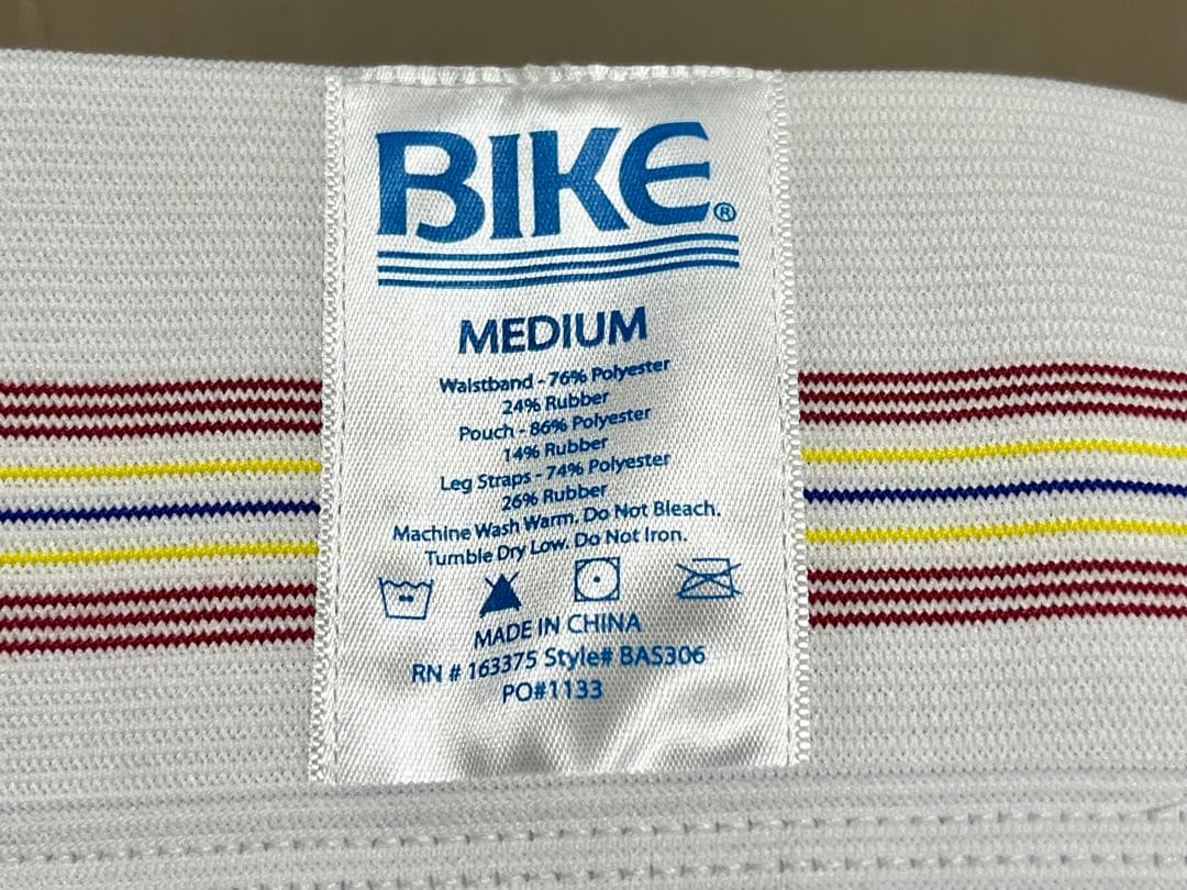 BIKEジョックストラップ(ケツ割れ)Mサイズ2枚組