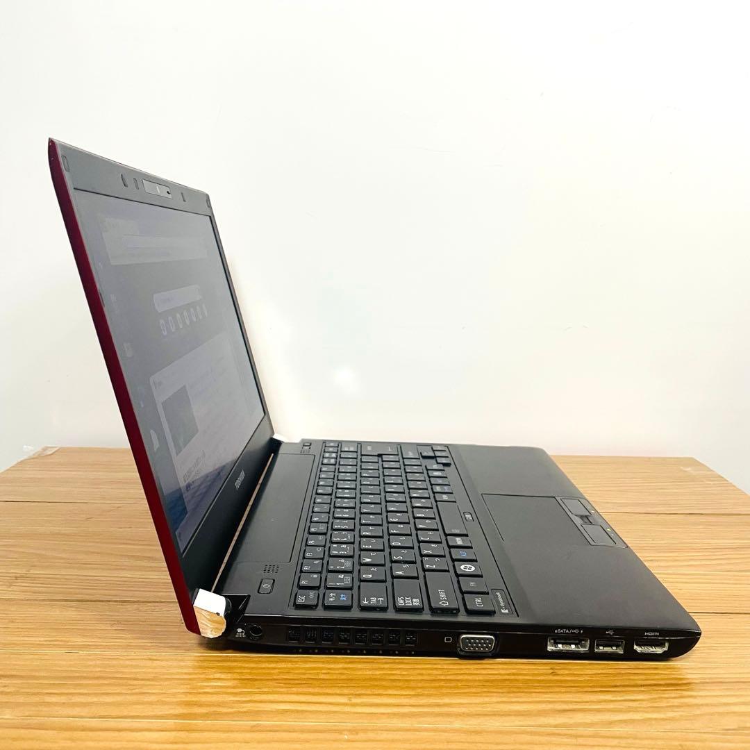 爆安ブラック東芝ノートPC SSDメモリ8ギガwin11 オフィスDVD