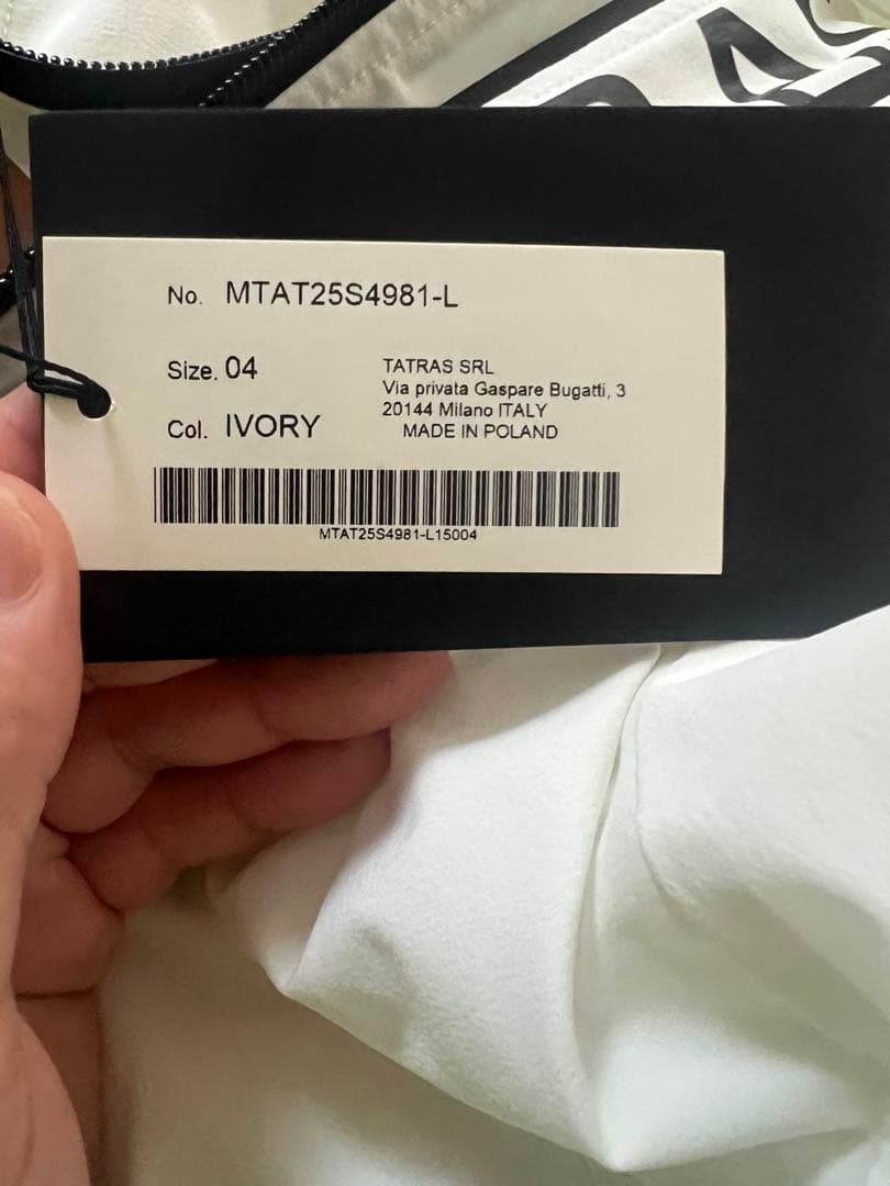 25ss TATRAS｜タトラスAUDEE オーディsize：04 新品未使用