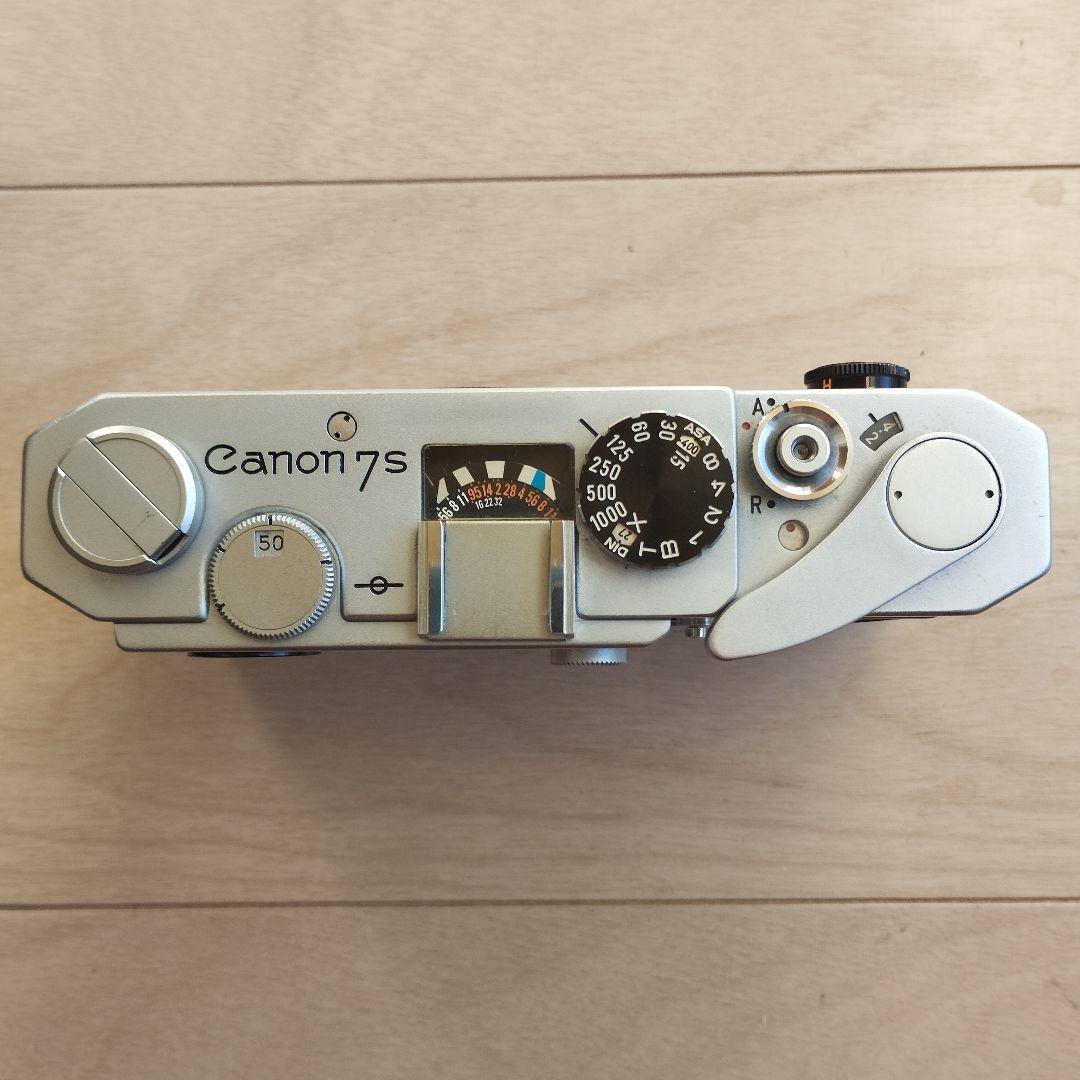 【美品】キヤノン　7S　CANON 7S　純正本革速写ケース付き