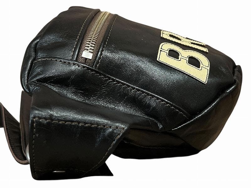 未使用 トイズマッコイ B.R.M.C. スカル＆ピストン 馬革 ボディ バッグ