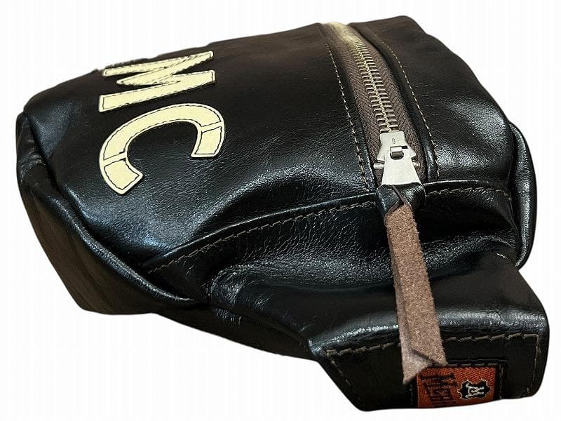 未使用 トイズマッコイ B.R.M.C. スカル＆ピストン 馬革 ボディ バッグ