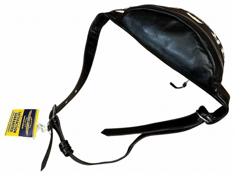 未使用 トイズマッコイ B.R.M.C. スカル＆ピストン 馬革 ボディ バッグ