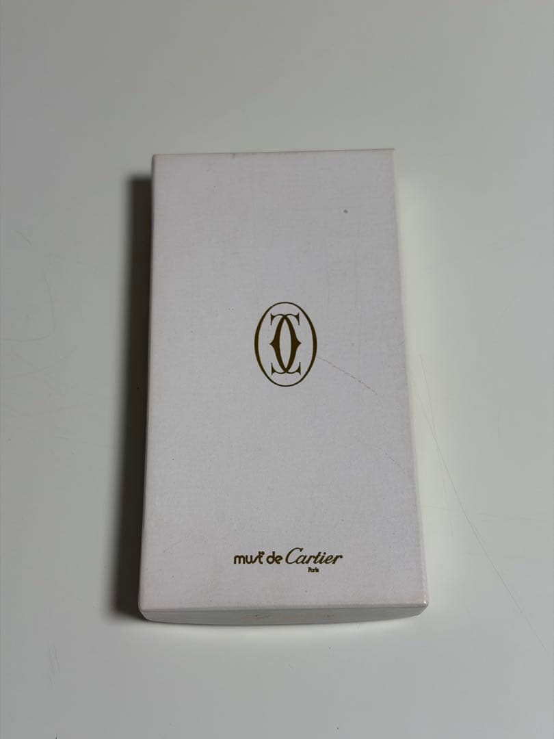 【新品未使用】【ヴィンテージ】カルティエ チェーンポーチ マストライン　ボルドー