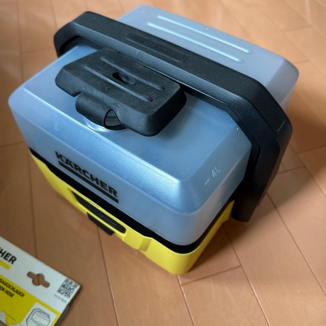 超激安KÄRCHER 高圧洗浄機本体吸水ホ－ス付きです