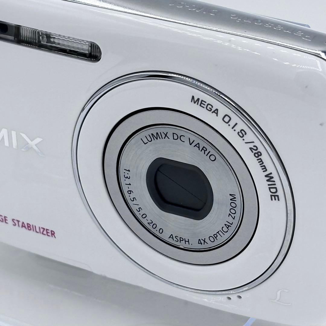パナソニック LUMIX DMC-S1 ホワイト コンデジ 動作品