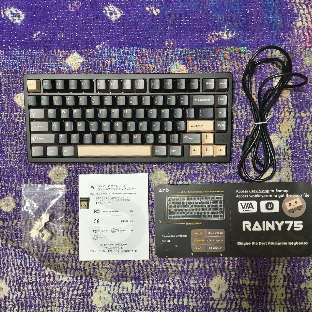 WOBKEY Rainy75 Pro ブラック