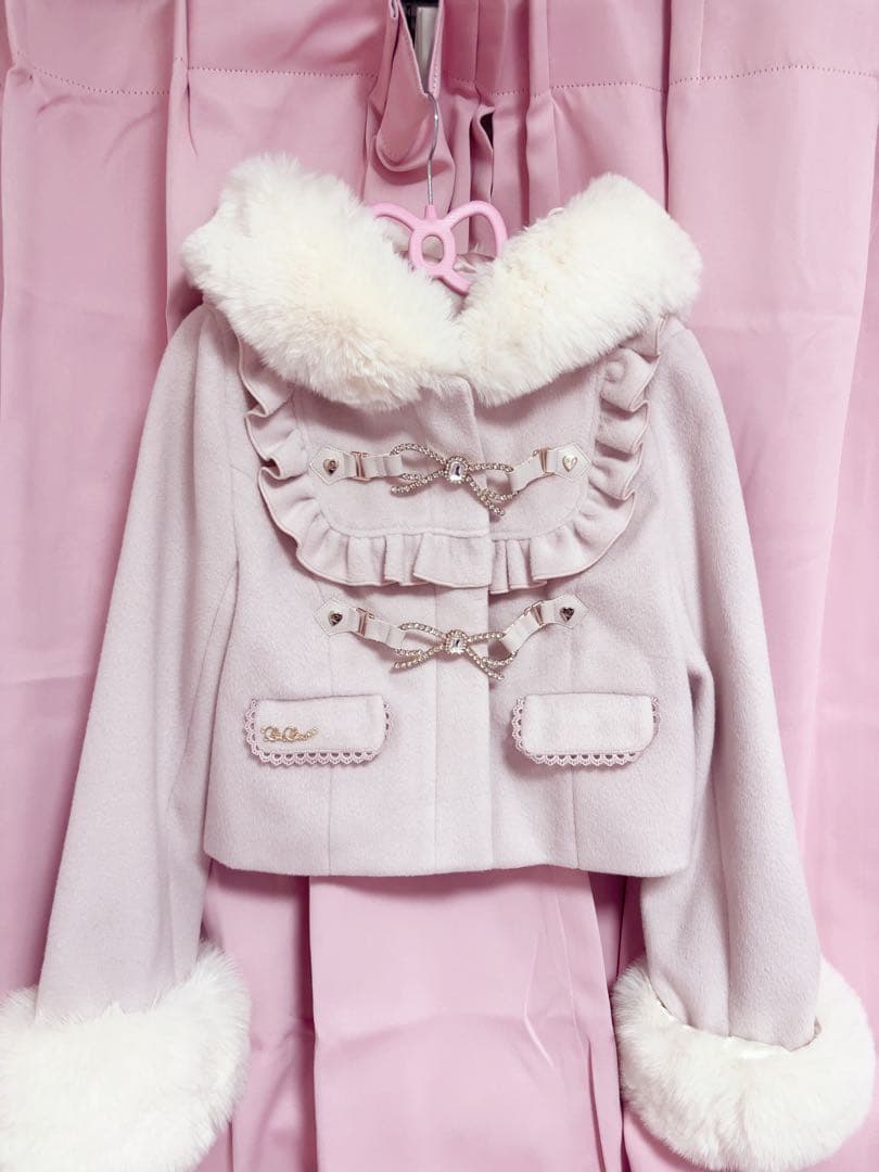 LIZLISA ショートコート ピンク