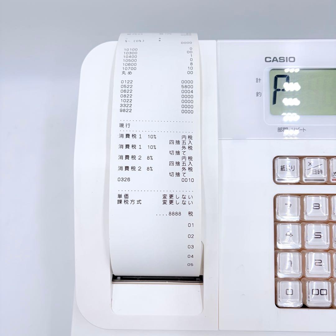 【美品】カシオ 電子レジスター SR-G3 Bluetooth スマホ連携