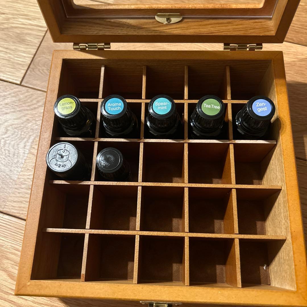 doTERRA 木製エッセンシャルオイルボックス&エッセンシャルオイルセット