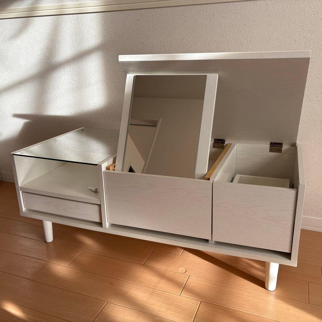 takanoさま専用　LOWYA 引き出し付き　ローテーブル　ドレッサー・鏡台