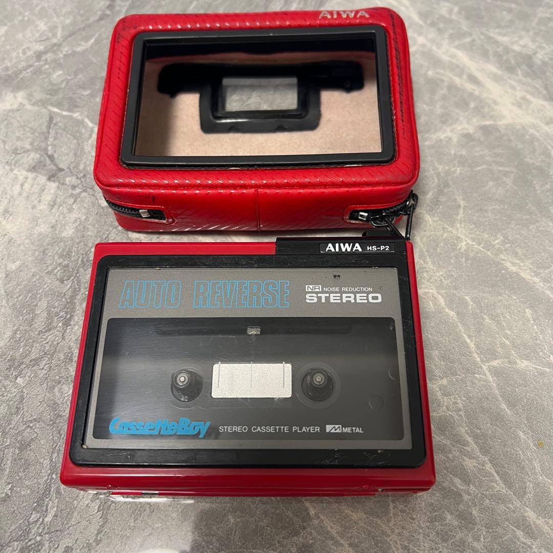 希少　AIWA HS-P2 ステレオカセットプレーヤー ベッド