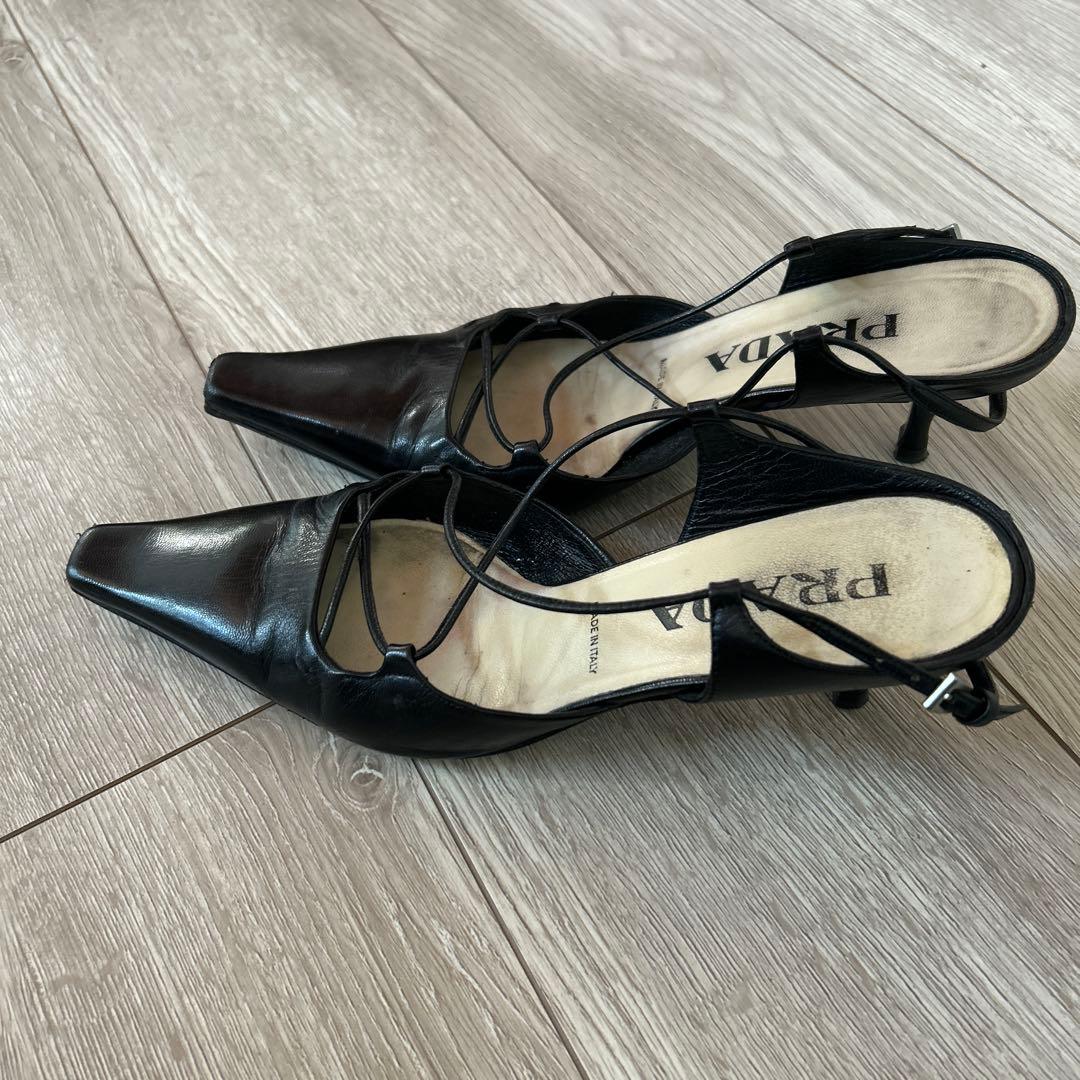 プラダ PRADA パンプス 36 23.5センチ