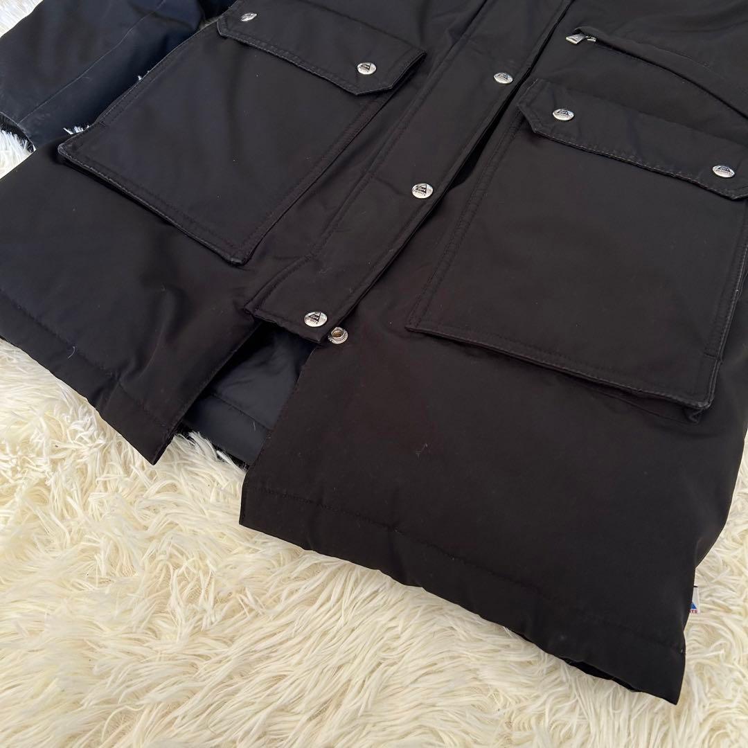 ケープハイツ　ブライトウッド　ファー　ダウンジャケット　コート　混紡生地