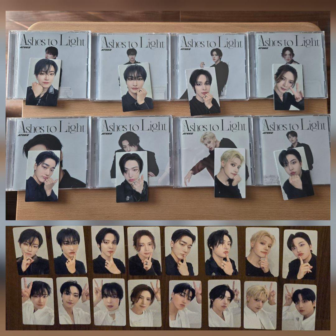 ATEEZ　Ashes to Light　ソロ個別CD　封入8枚　特典16枚