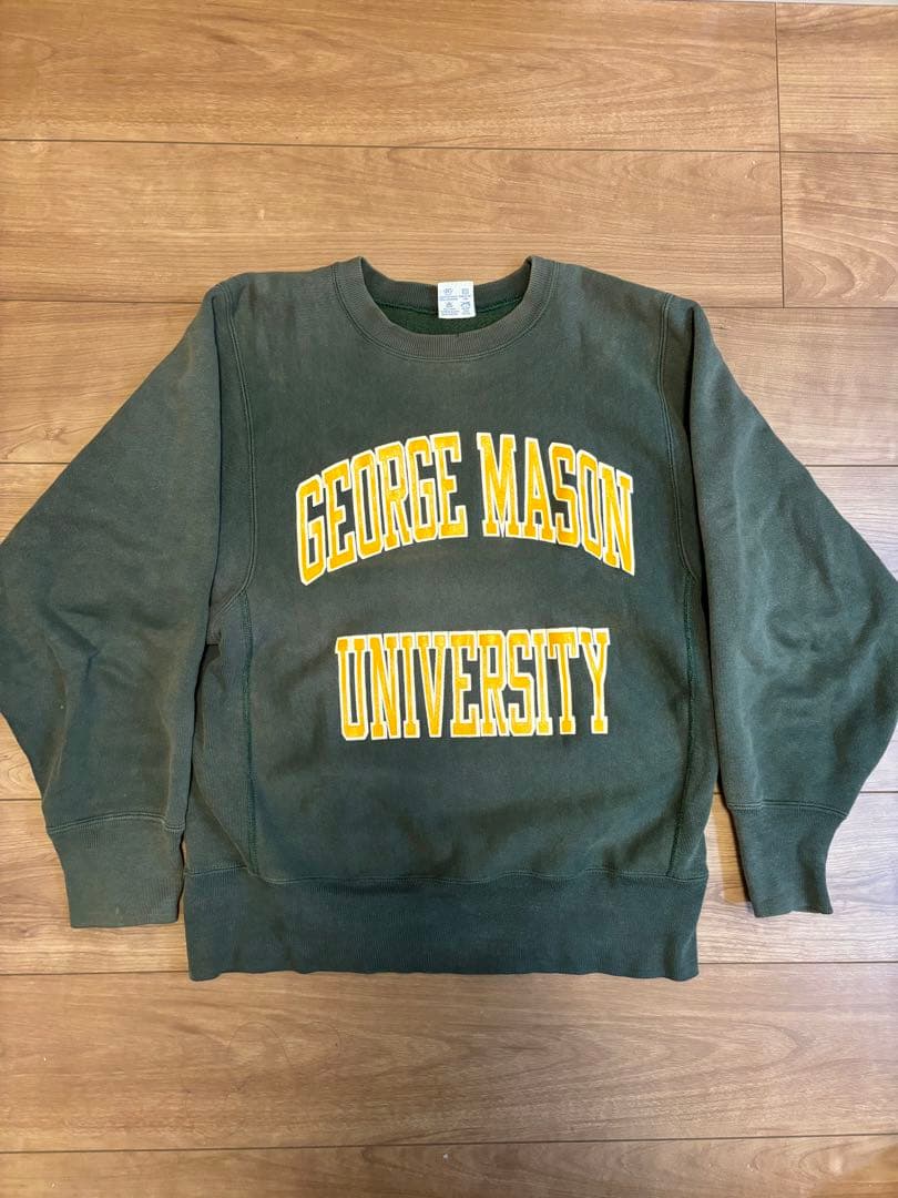 チャンピオン　リバースウィーブ　ヴィンテージ 90s USA製 グリーン