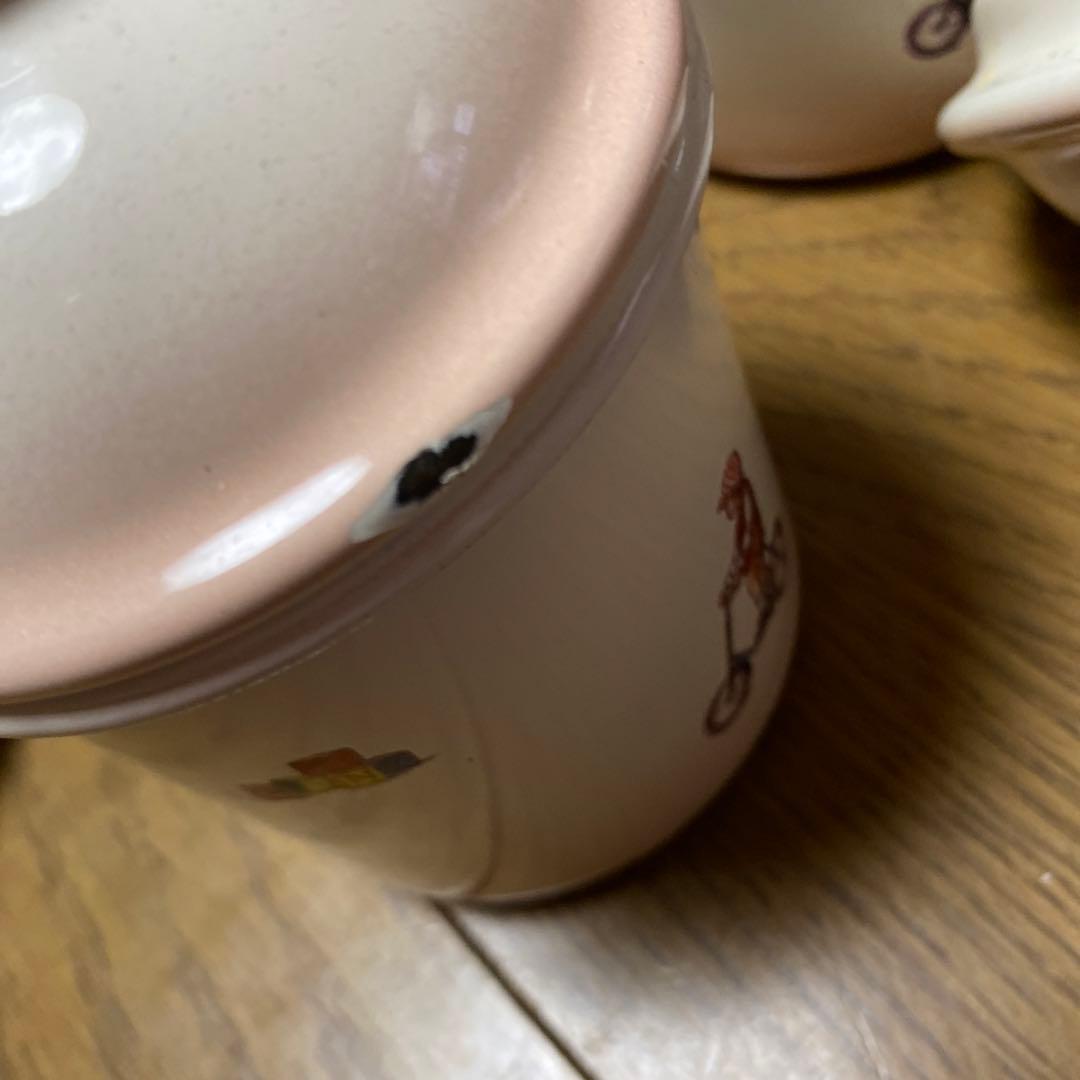 メゾンドマニーホーローキャニスター3点セット❣️