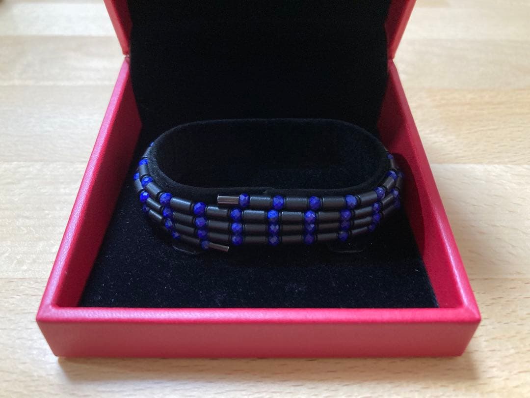 【ゆぅ】☆試着のみの未使用品☆コアフォースループ 【ラピスラズリ70㎝】