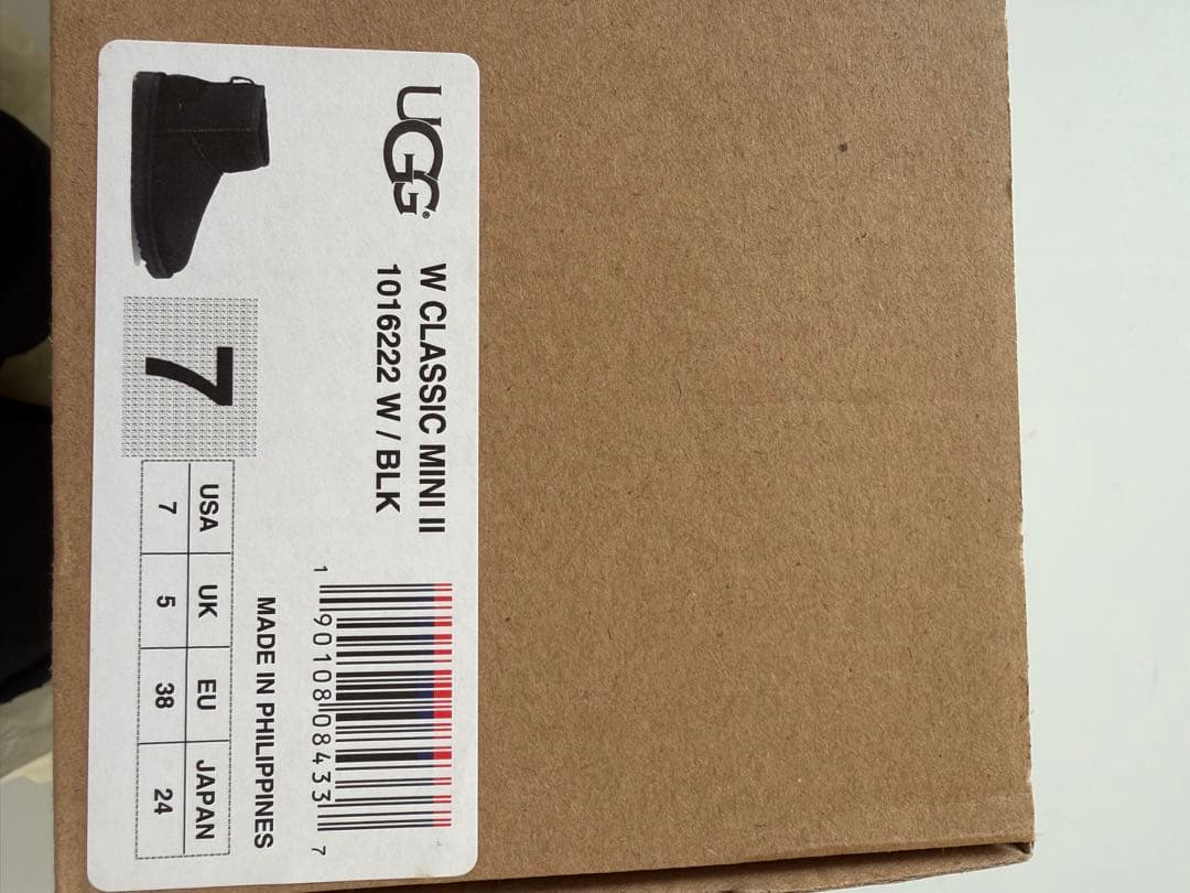 UGG W CLASSIC MINI II ブラック 7