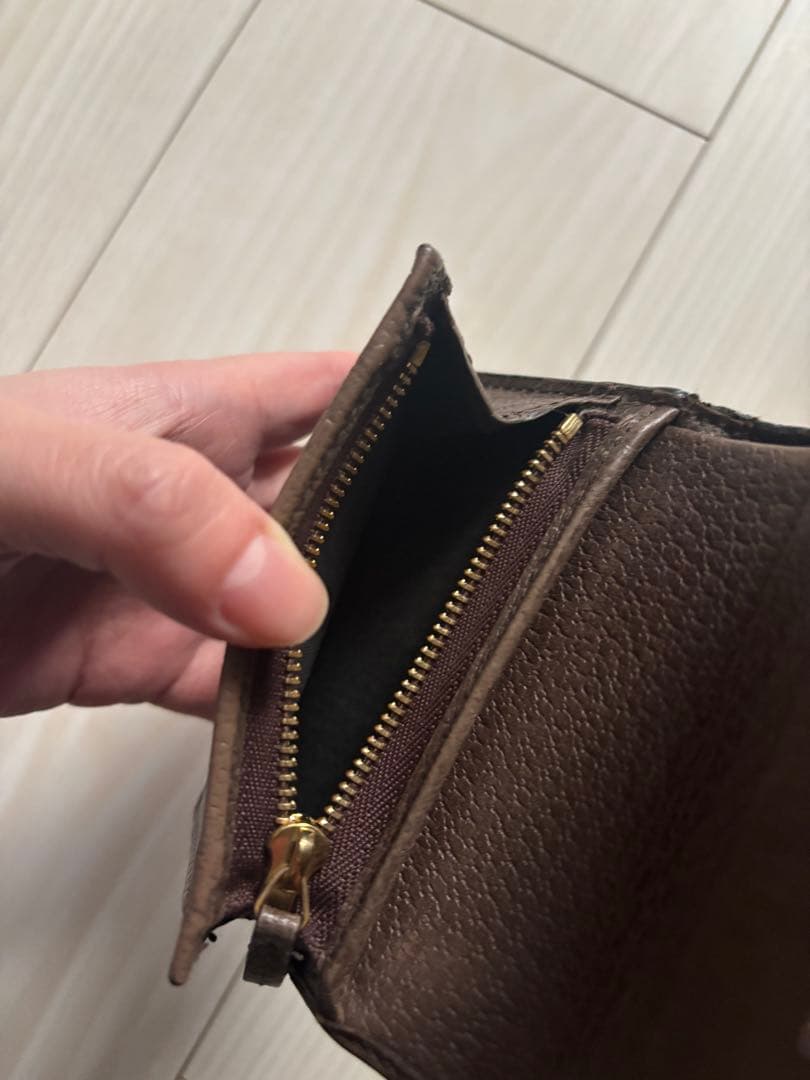 グッチ オフィディア GGマーモント シェリーライン 折り財布