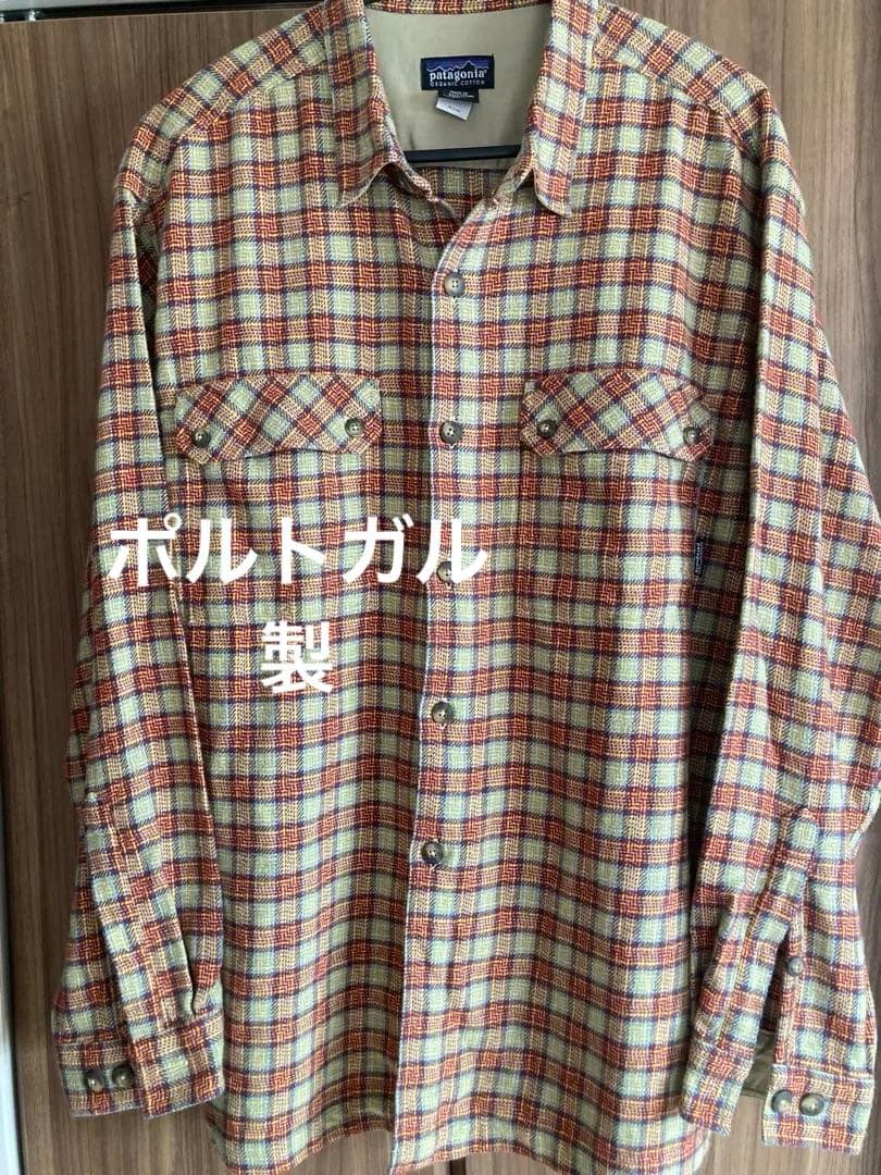 patagonia(パタゴニア)ネルシャツ ポルトガル製 Mサイズ ヘビネル