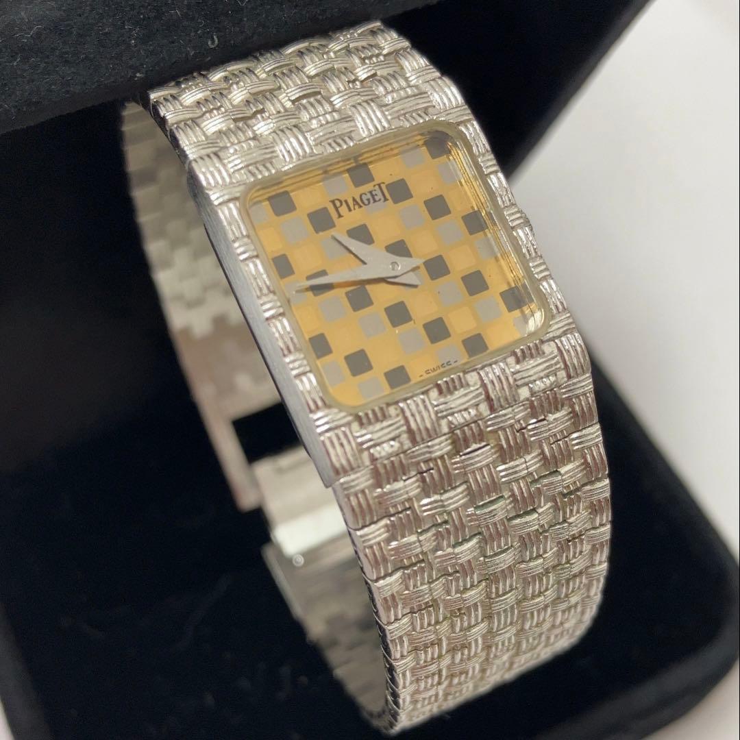 【不働品】【アンティーク】PIAGET クォーツ腕時計