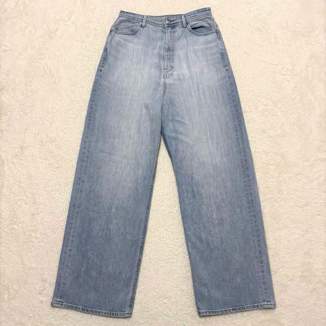 美品 YANUK ルーズストレート JOAN ジョーン 27 デニム FVS