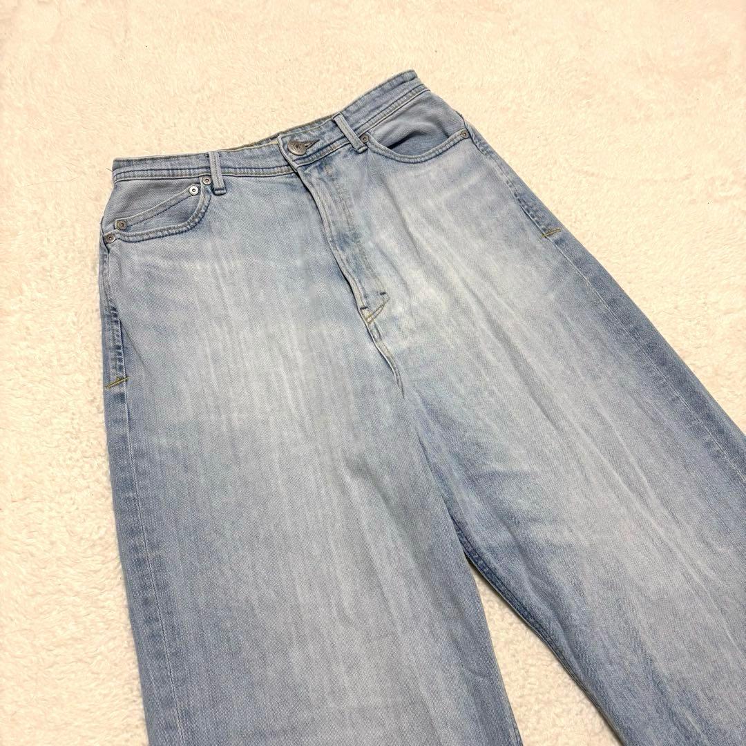 美品 YANUK ルーズストレート JOAN ジョーン 27 デニム FVS