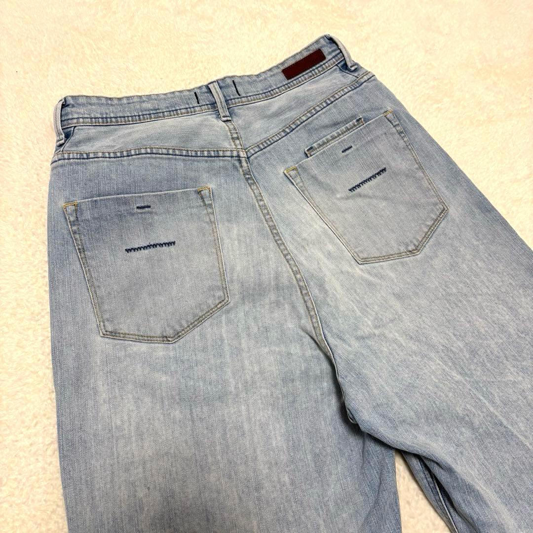 美品 YANUK ルーズストレート JOAN ジョーン 27 デニム FVS