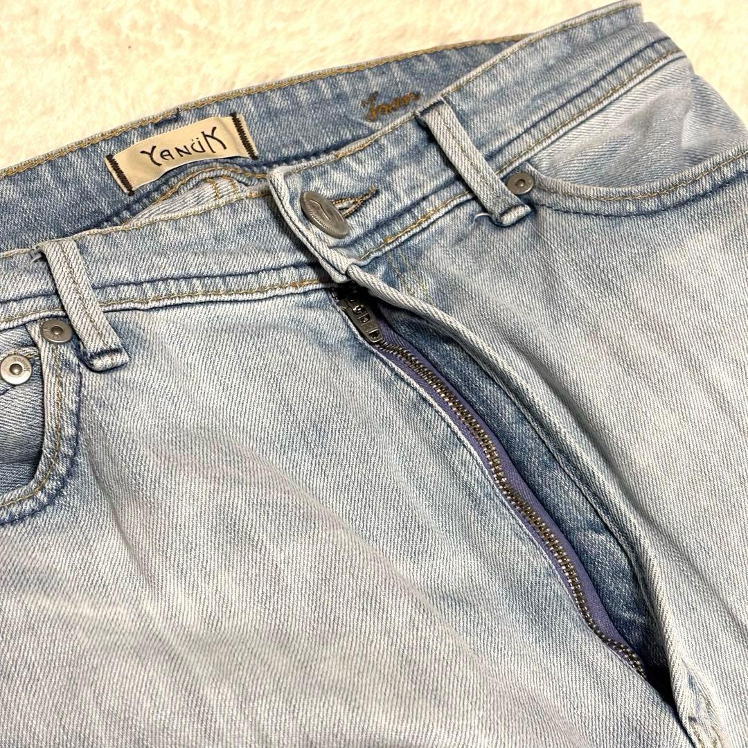 美品 YANUK ルーズストレート JOAN ジョーン 27 デニム FVS