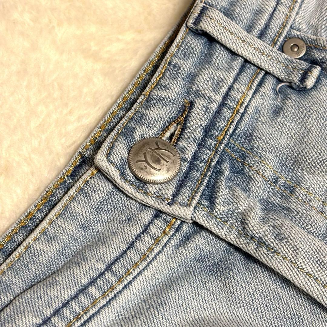 美品 YANUK ルーズストレート JOAN ジョーン 27 デニム FVS