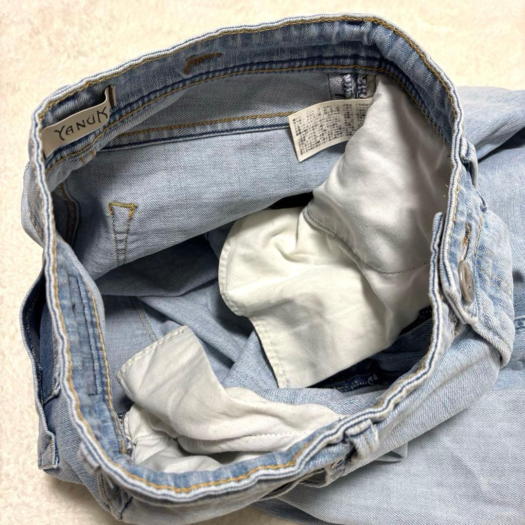 美品 YANUK ルーズストレート JOAN ジョーン 27 デニム FVS