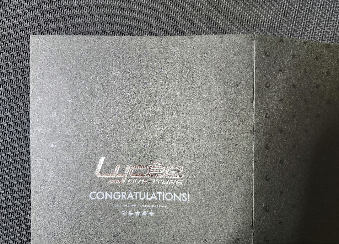 LYCEE 君原結愛 サインカード　直筆　台紙付き