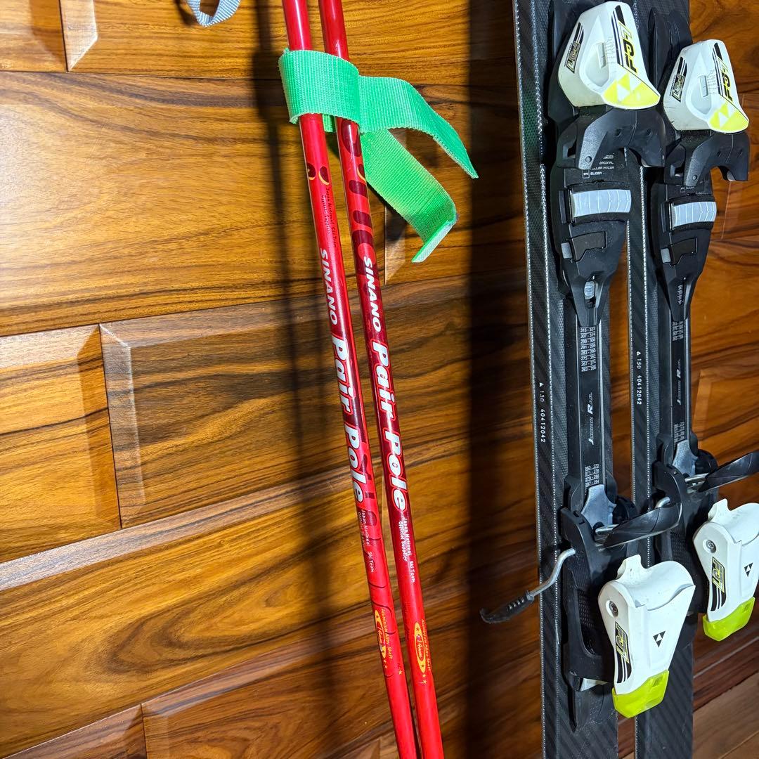 超美品 FISCHER RC4 race ジュニア スキー板 150㎝