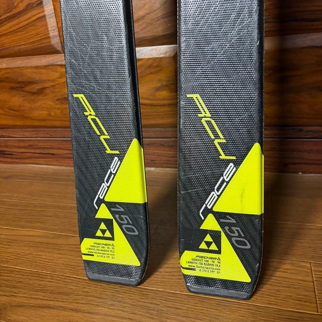 超美品 FISCHER RC4 race ジュニア スキー板 150㎝
