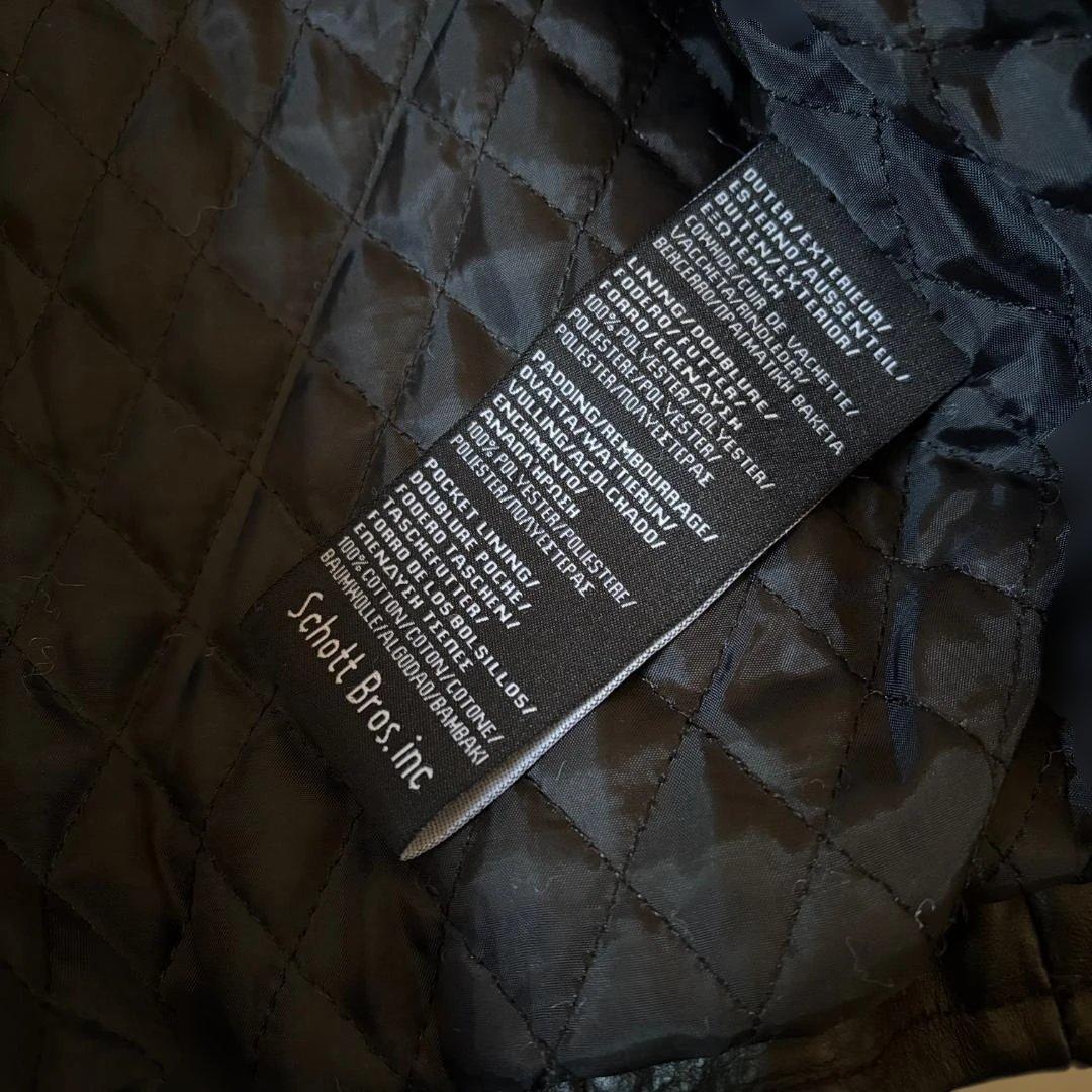 Schott シングルライダース　M