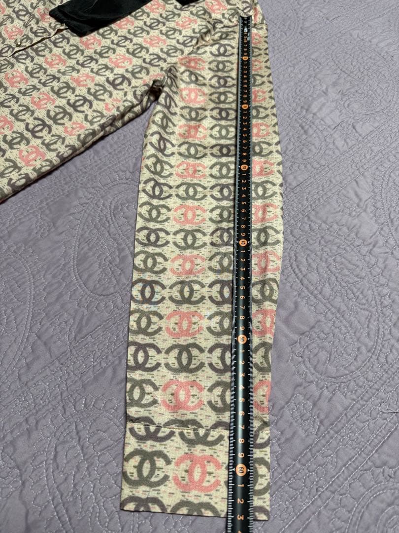 CHANEL ロゴパターン 長袖シャツ