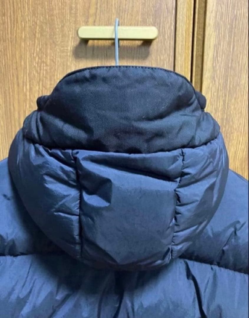 ストーンアイランド★ダウンジャケット ガーメントダイ フード ネイビー Sサイズ