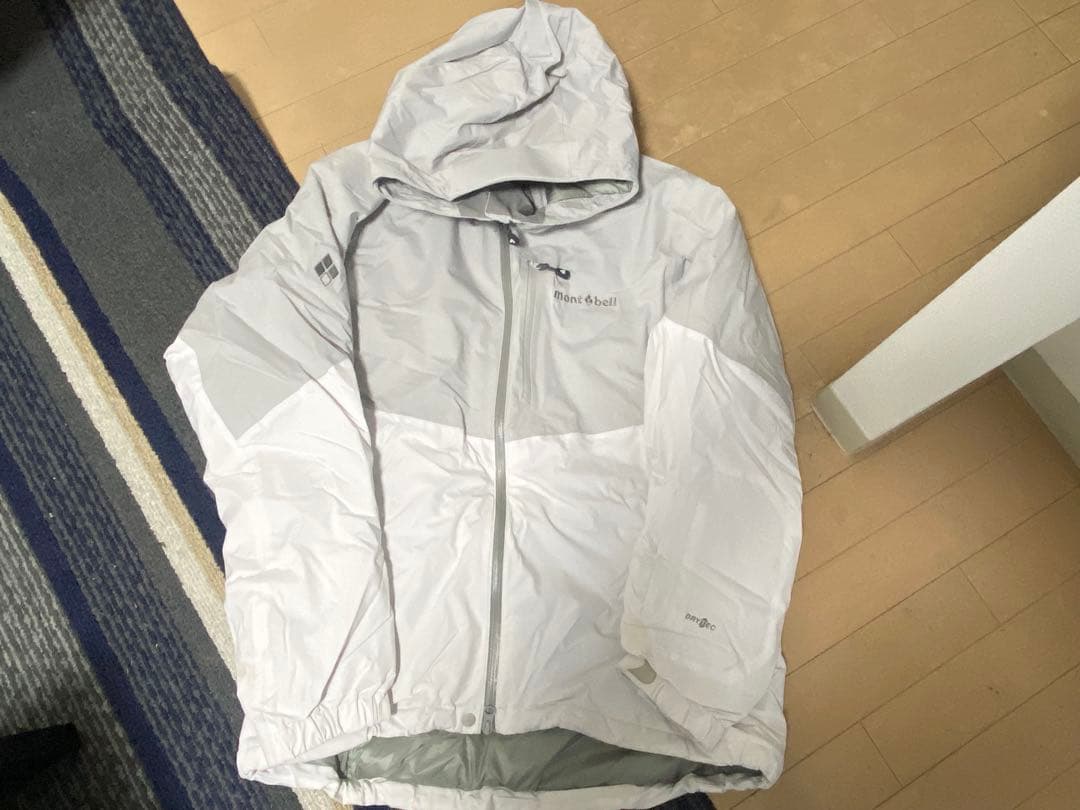 mont-bell ナイロンジャケット L ホワイト/グレー