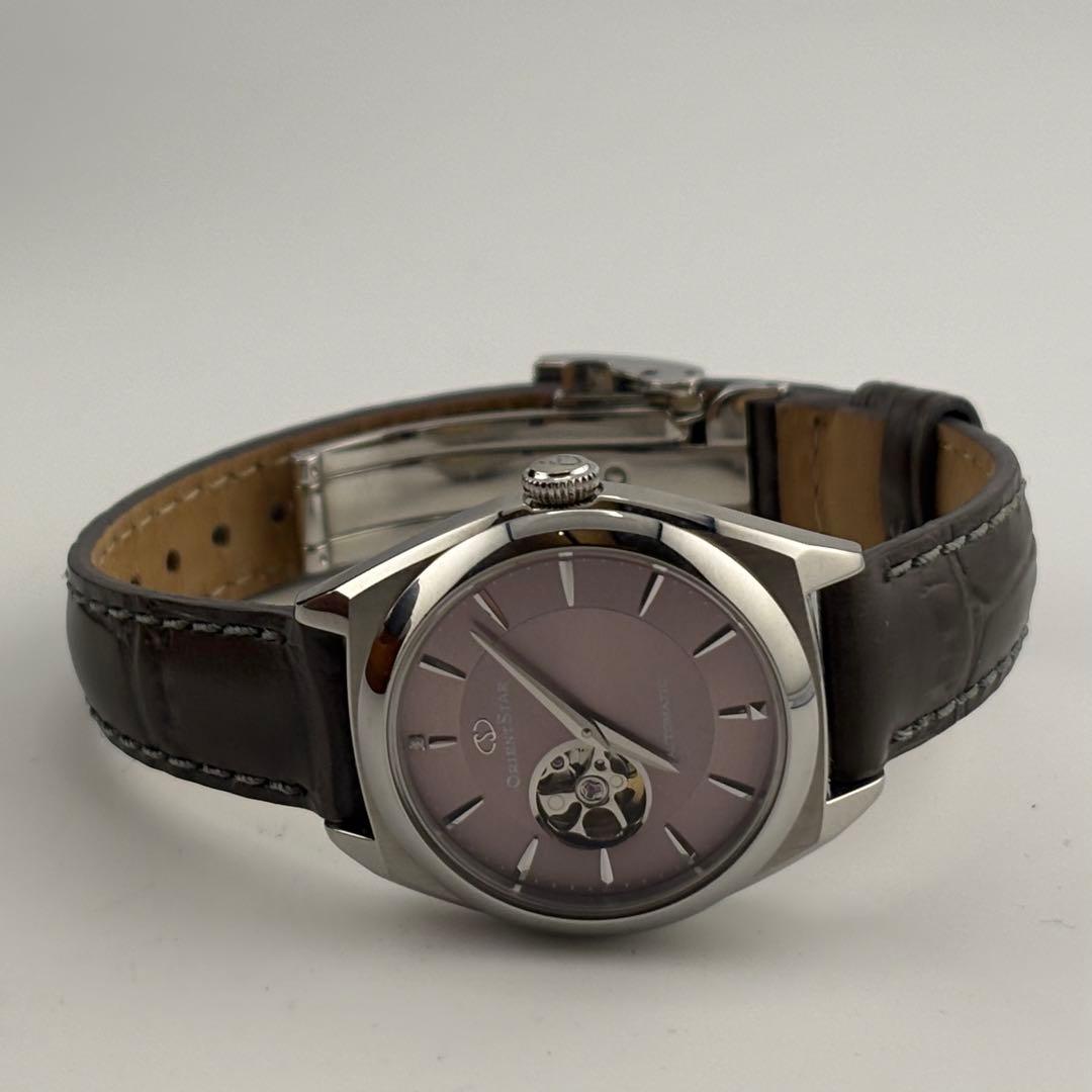 【極美品】オリエントスター　美品　ピンク　自動巻 55C2-UAA0 箱付
