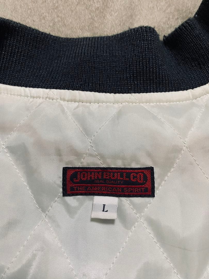 John Bull 日本　スカジャン　虎龍　限定版　unisex 別珍　サテン