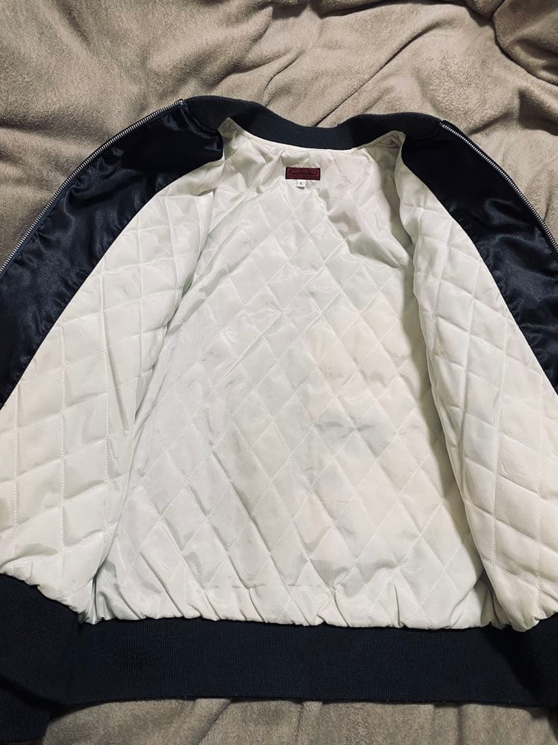 John Bull 日本　スカジャン　虎龍　限定版　unisex 別珍　サテン