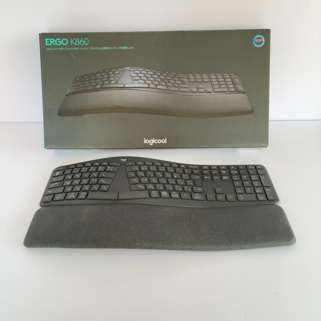 【美品】ロジクール ERGO K860 ワイヤレスキーボード